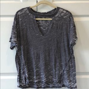 Brand new worn once Free People cutout neck tshirt
